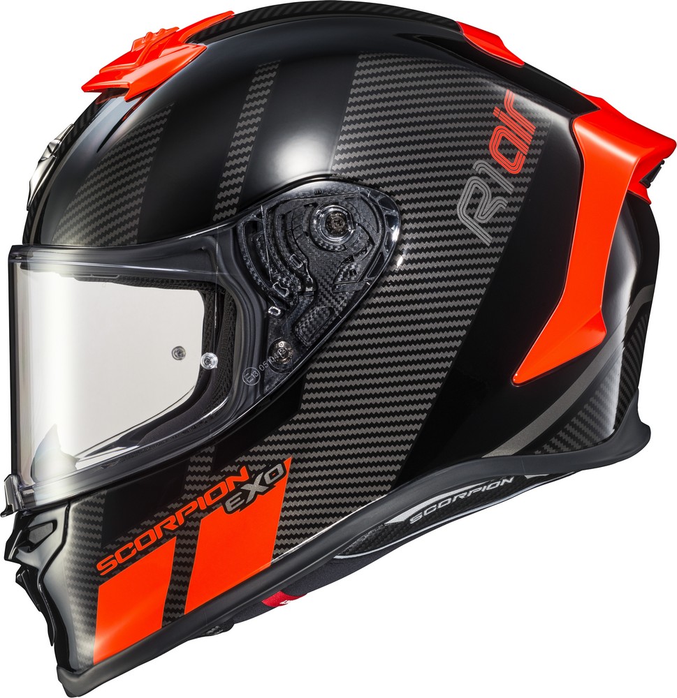 Scorpion EXOR1 Air Corpus Neon Red Helmet